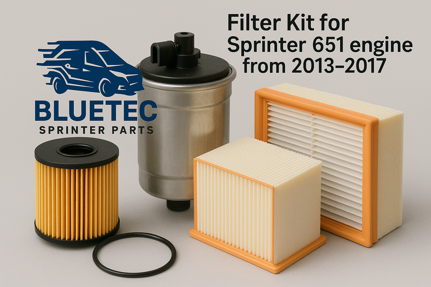 Filter Kit for sprinter 651 engine from 2013-2017