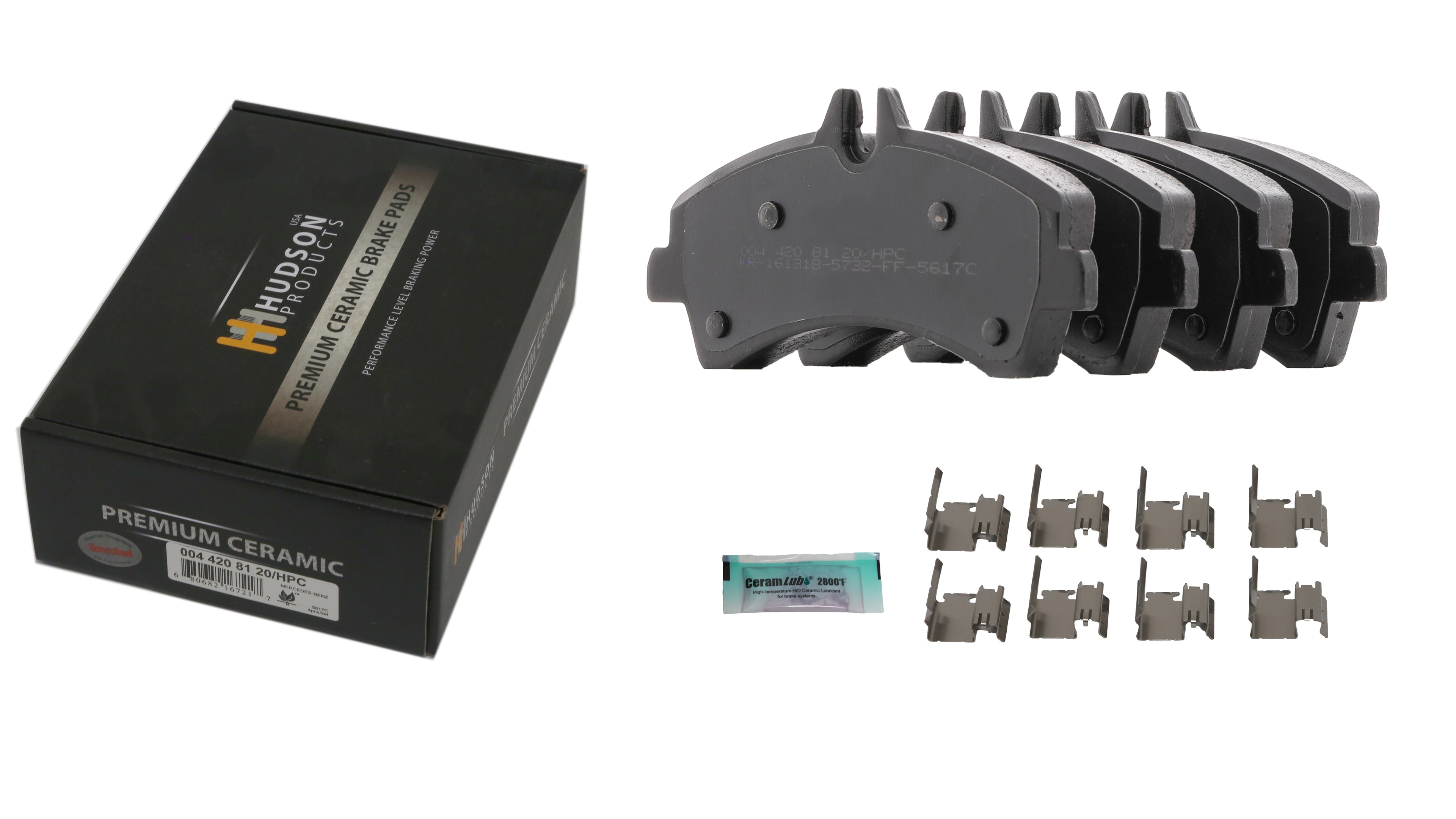 Mercedes Sprinter Rear Ceramic Brake Pad Kit – HPC | NCV3 2500 / 3500 SRW | #0044208120 (2007–2018)