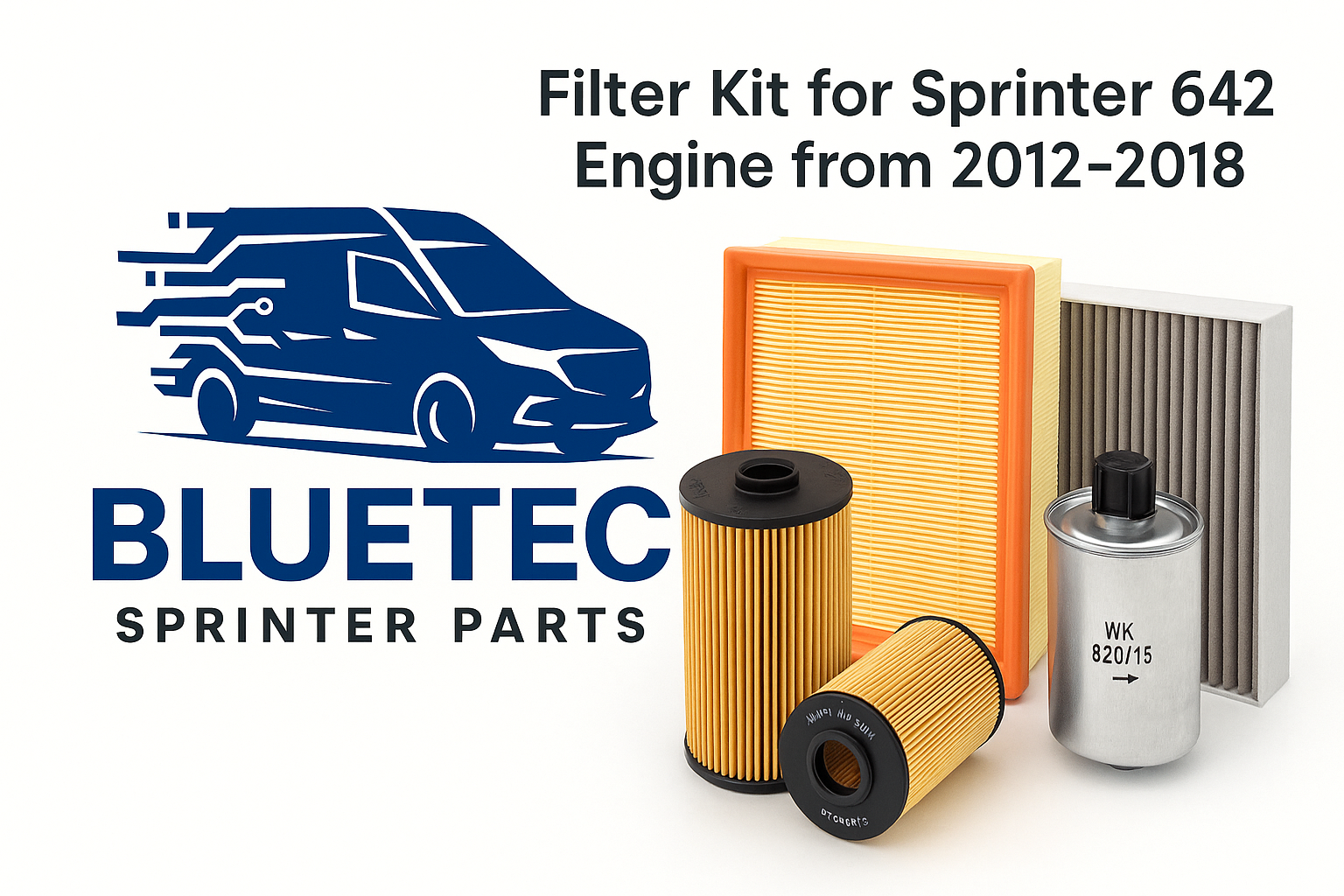 Mercedes Sprinter Filter Service Kit – OM642 (2012–2018)