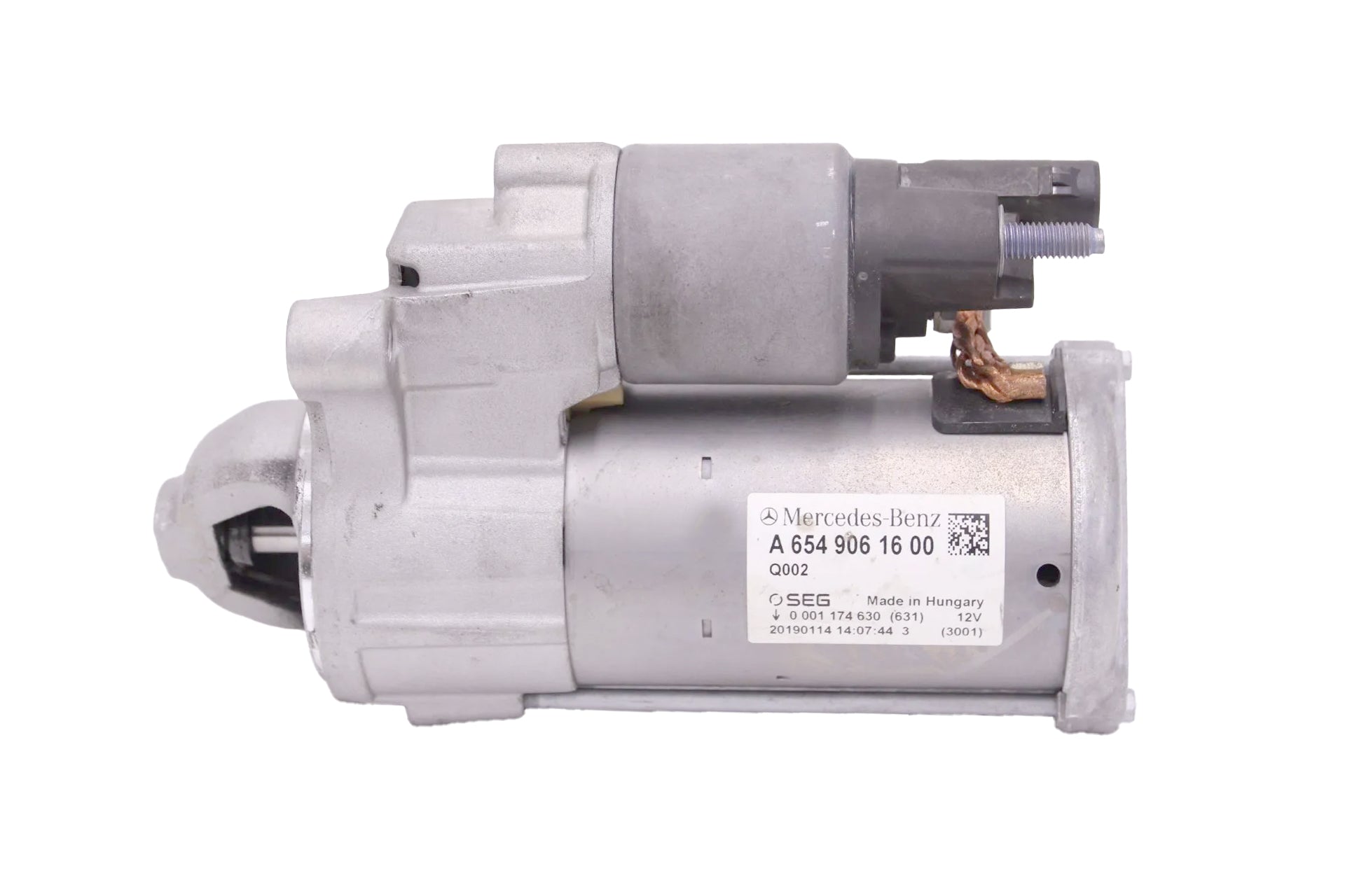 Mercedes Sprinter Starter Motor – SEG Automotive | VS30 2.0L OM654 Diesel | #6549061600 (2023–2025)