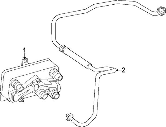 9075001500OE - TRANS OIL COOLER