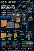 Mercedes-Benz Sprinter T1N Complete Filter & Oil Service Kit | OM647 2.7L Diesel | 2004–2006 | OEM Maintenance Kit