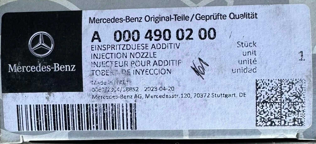 Genuine DEF Injection Nozzle (Part # 0004900200)
