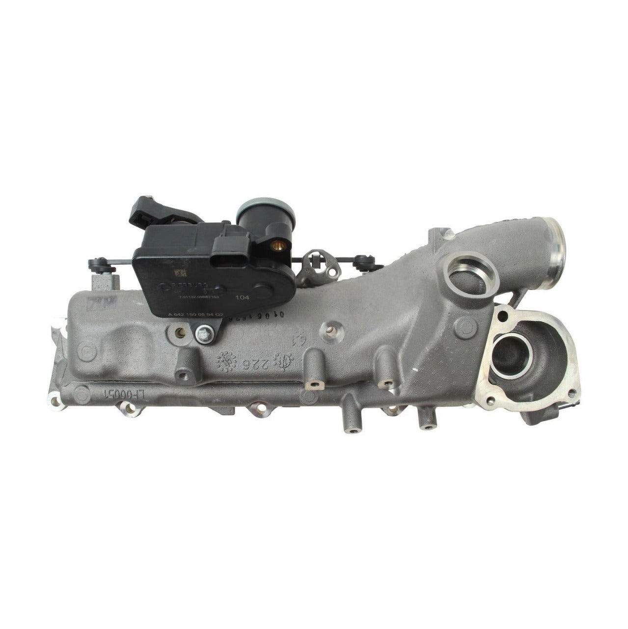 Mercedes Sprinter Right Intake Manifold with Swirl Flap Motor – Genuine OEM | OM642 3.0L | Late NCV3 | #6420900637 (2010–2018)